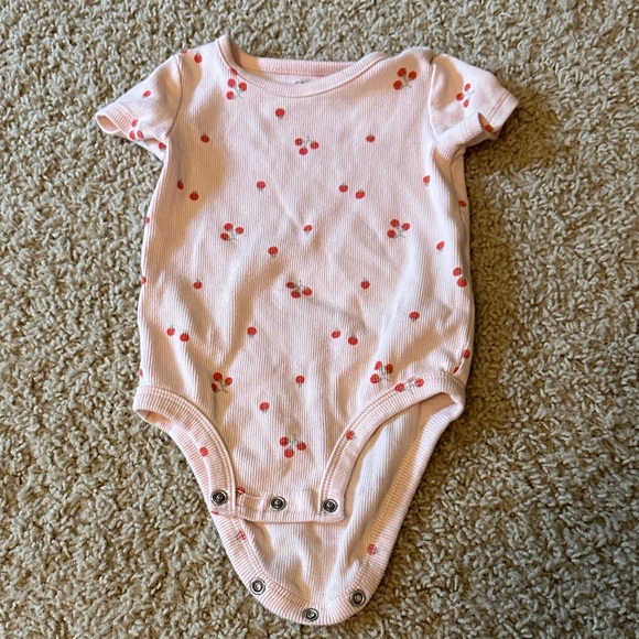 Carter's Pink, Gray, and Green Bodysuits Set - Picture 3 of 5